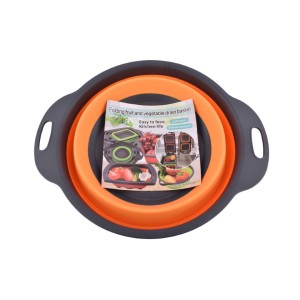 COLADOR PLEGABLE SILICONA 18.5x24cm